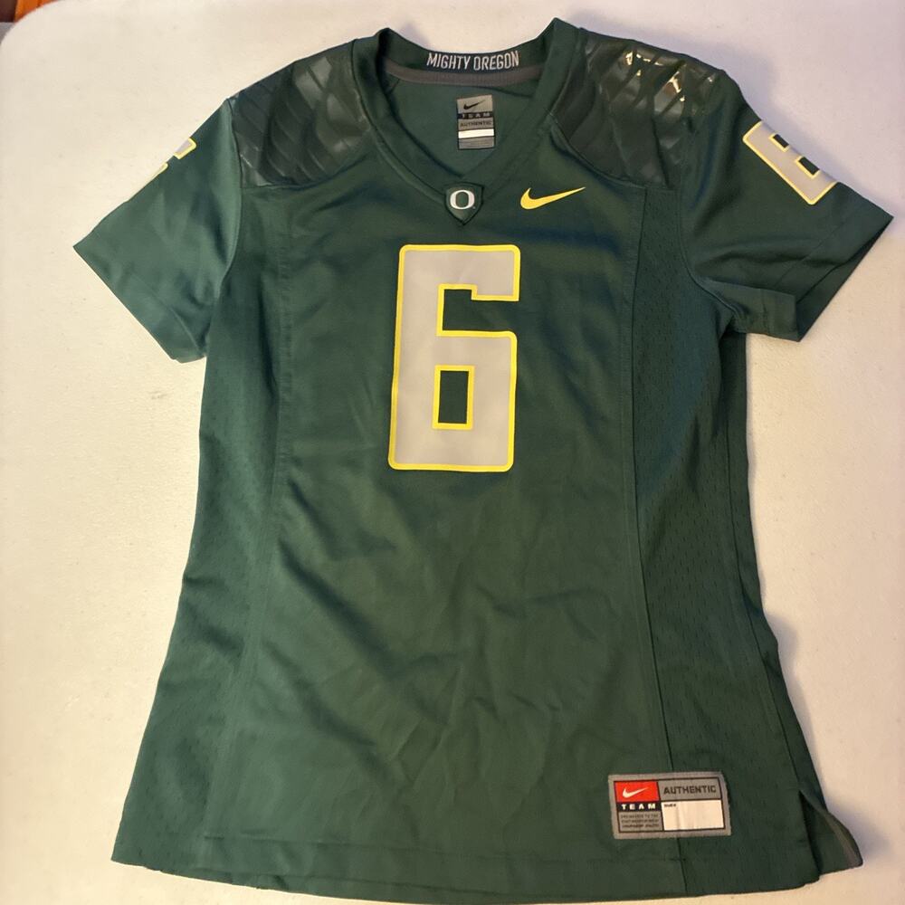 Oregon Ducks Nike Team Authentic De’Anthony Thomas Green Jersey Football Vtg
